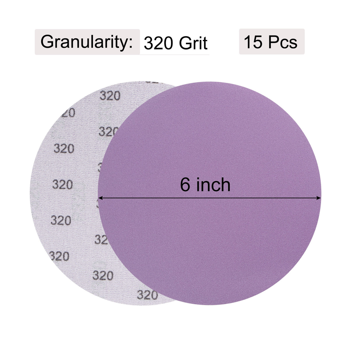 uxcell Uxcell Sanding Discs Hook Loop Professional Aluminum Oxide Sandpaper