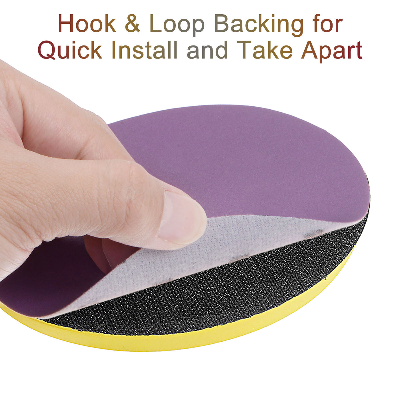 uxcell Uxcell Sanding Discs Hook Loop Professional Aluminum Oxide Sandpaper