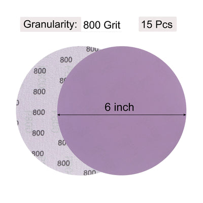 Harfington Uxcell Sanding Discs Hook Loop Professional Aluminum Oxide Sandpaper