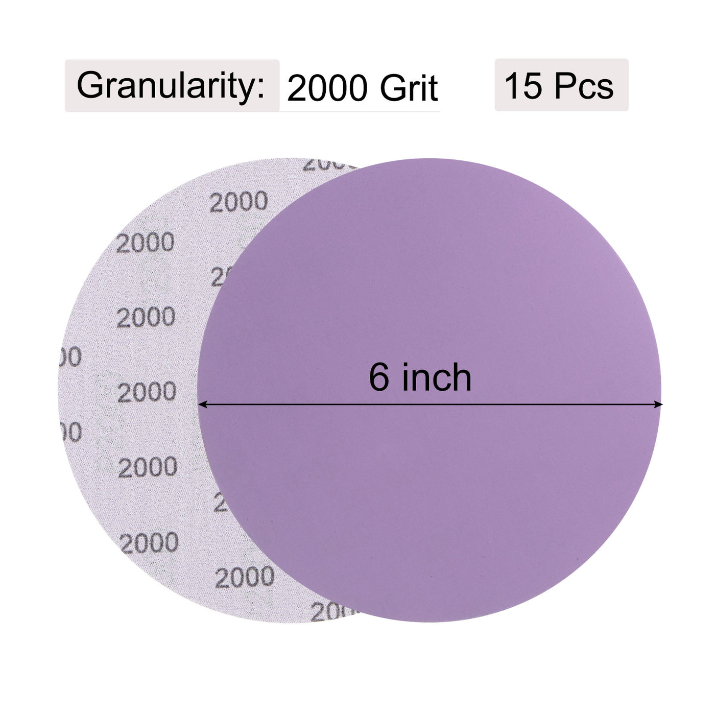 uxcell Uxcell Sanding Discs Hook Loop Professional Aluminum Oxide Sandpaper