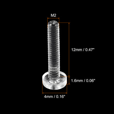 Harfington Plastic Phillips Bolt, PC Pan Head Machine Screw