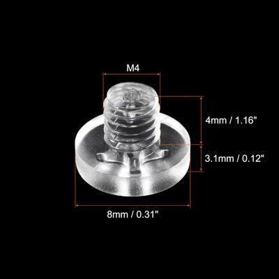 Harfington Plastic Phillips Bolt, PC Pan Head Machine Screw