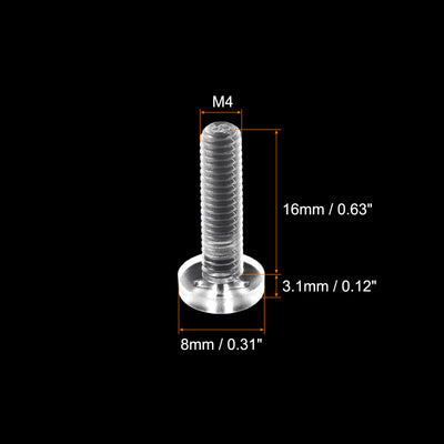 Harfington Plastic Phillips Bolt, PC Pan Head Machine Screw