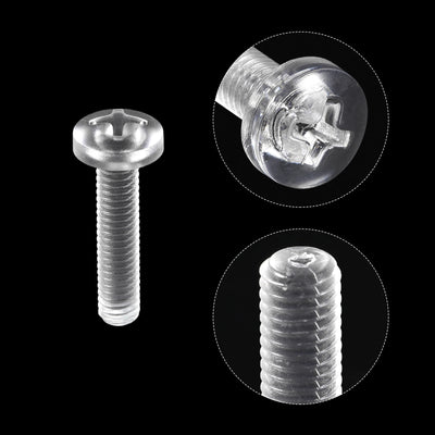 Harfington Plastic Phillips Bolt, PC Pan Head Machine Screw