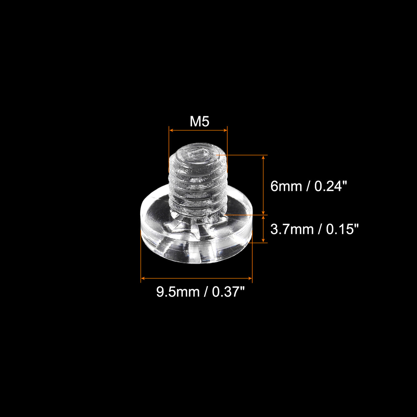 Harfington Plastic Phillips Bolt, PC Pan Head Machine Screw