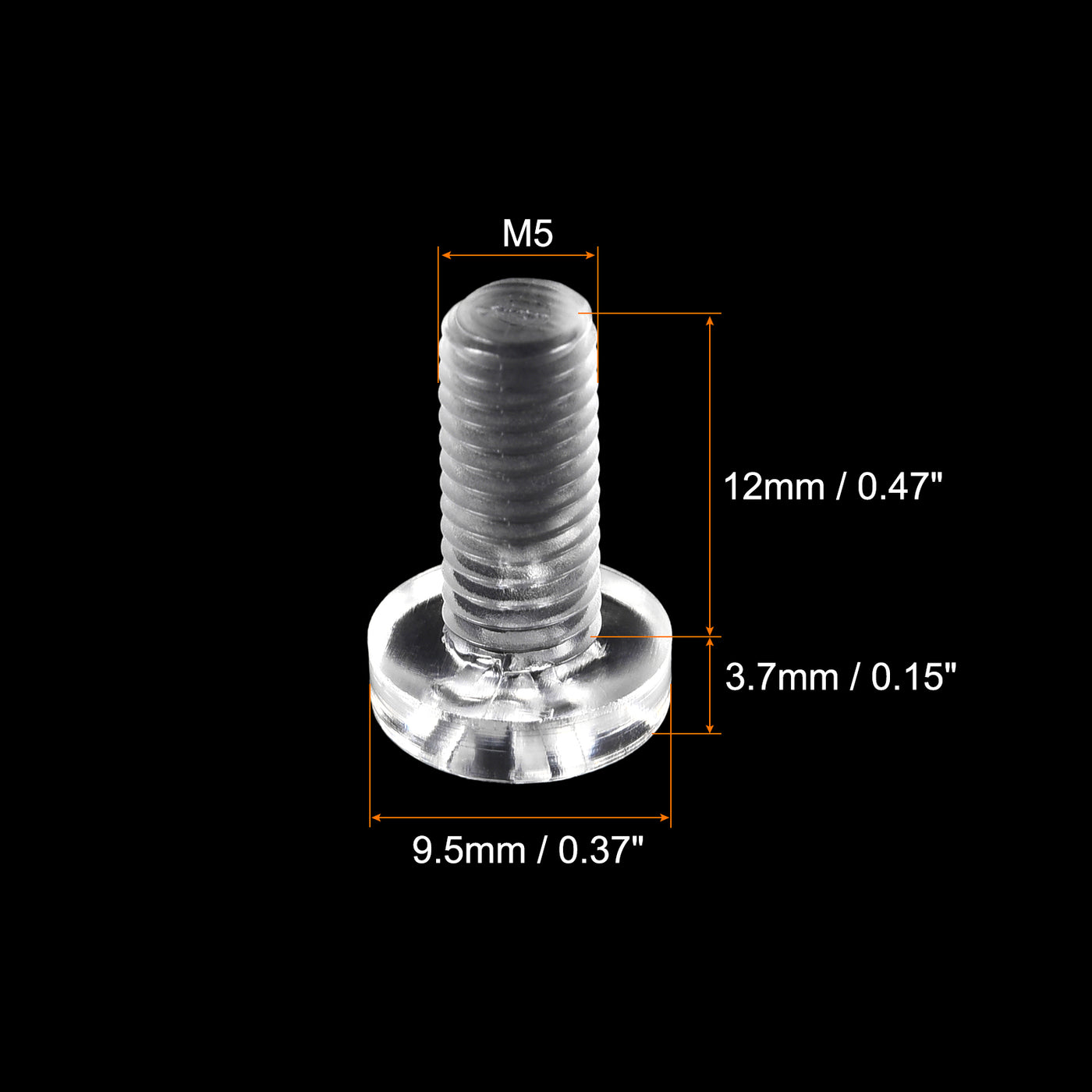 Harfington Plastic Phillips Bolt, PC Pan Head Machine Screw