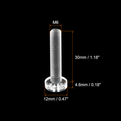 Harfington Plastic Phillips Bolt, PC Pan Head Machine Screw