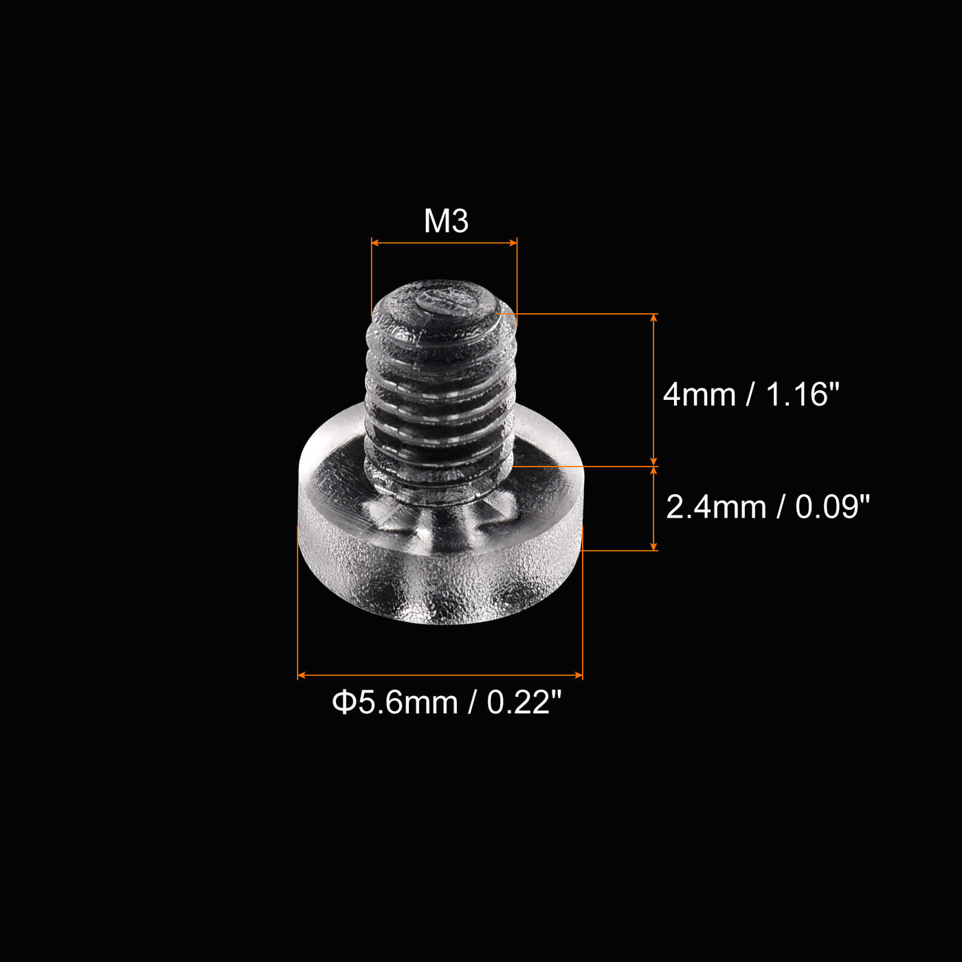 Harfington Plastic Phillips Bolt, PC Pan Head Machine Screw