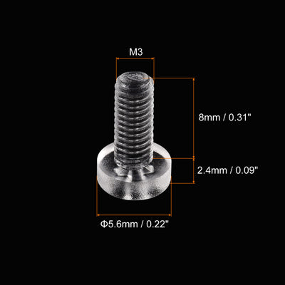 Harfington Plastic Phillips Bolt, PC Pan Head Machine Screw