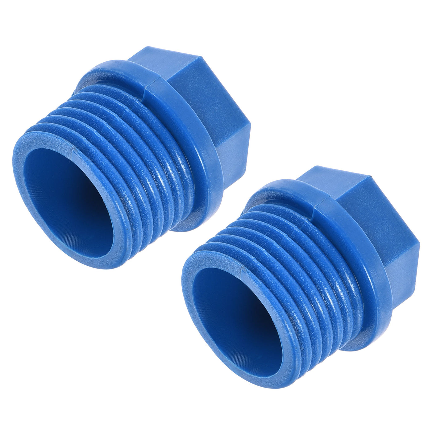 Harfington Pipe Plug Fitting Male Threaded Head End Cap for Water Heater Drain Home Garden