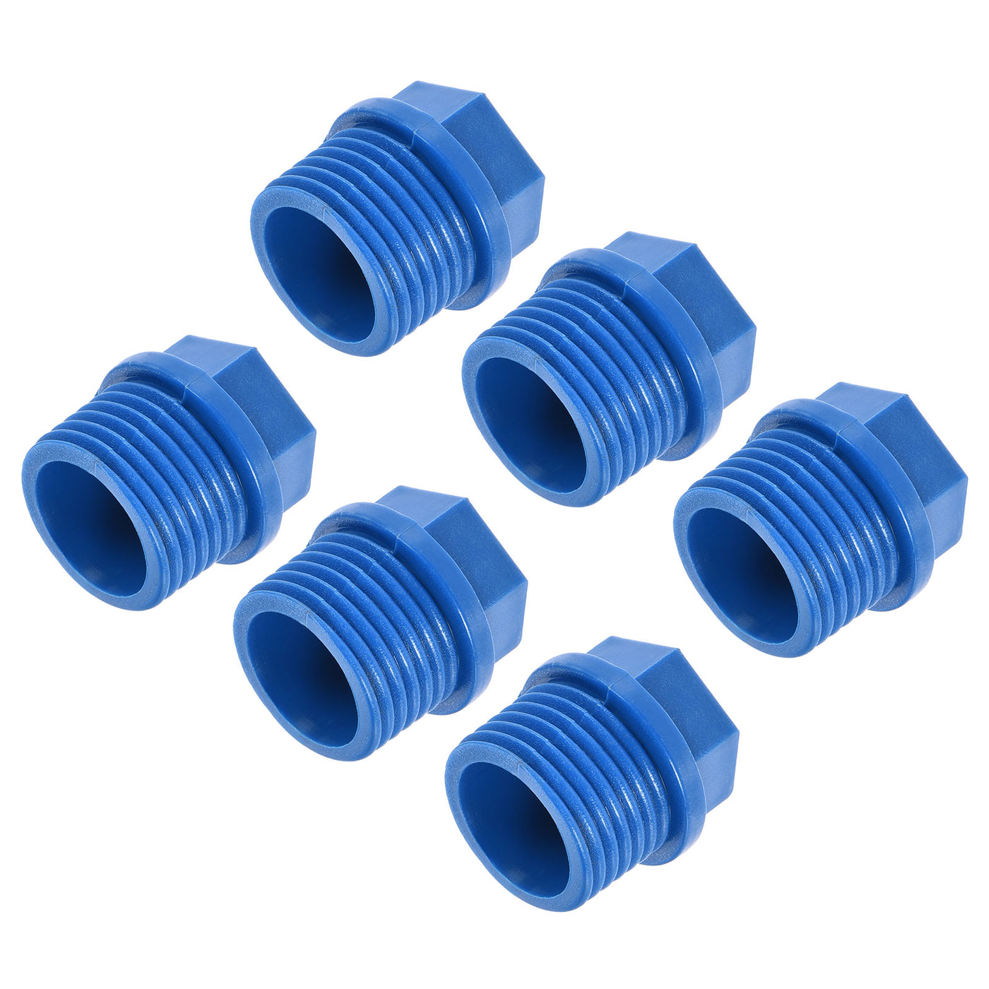 Harfington Pipe Plug Fitting Male Threaded Hex Head End Cap for Water Heater Drain Home Garden