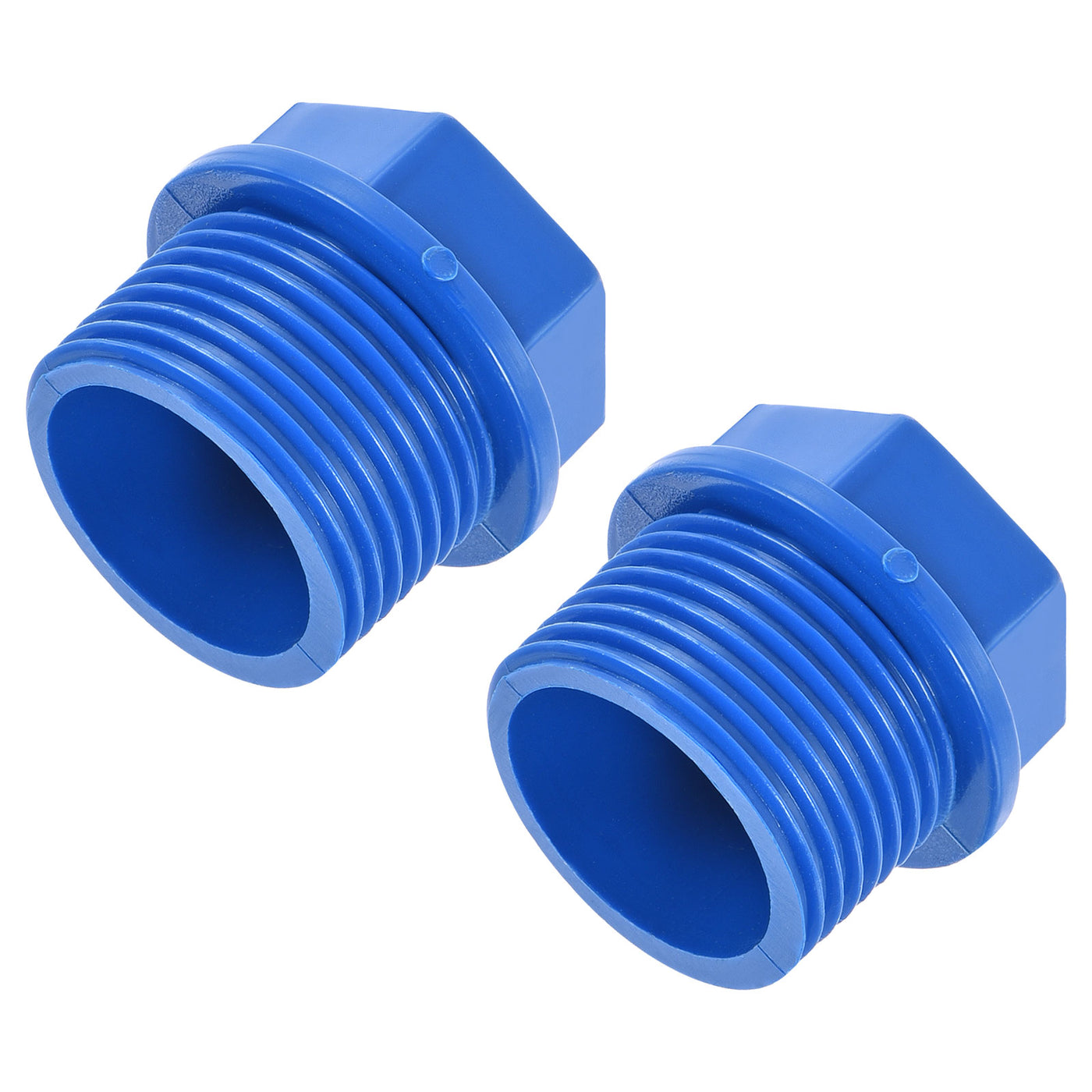 Harfington Pipe Plug Fitting Male Threaded Head End Cap for Water Heater Drain Home Garden