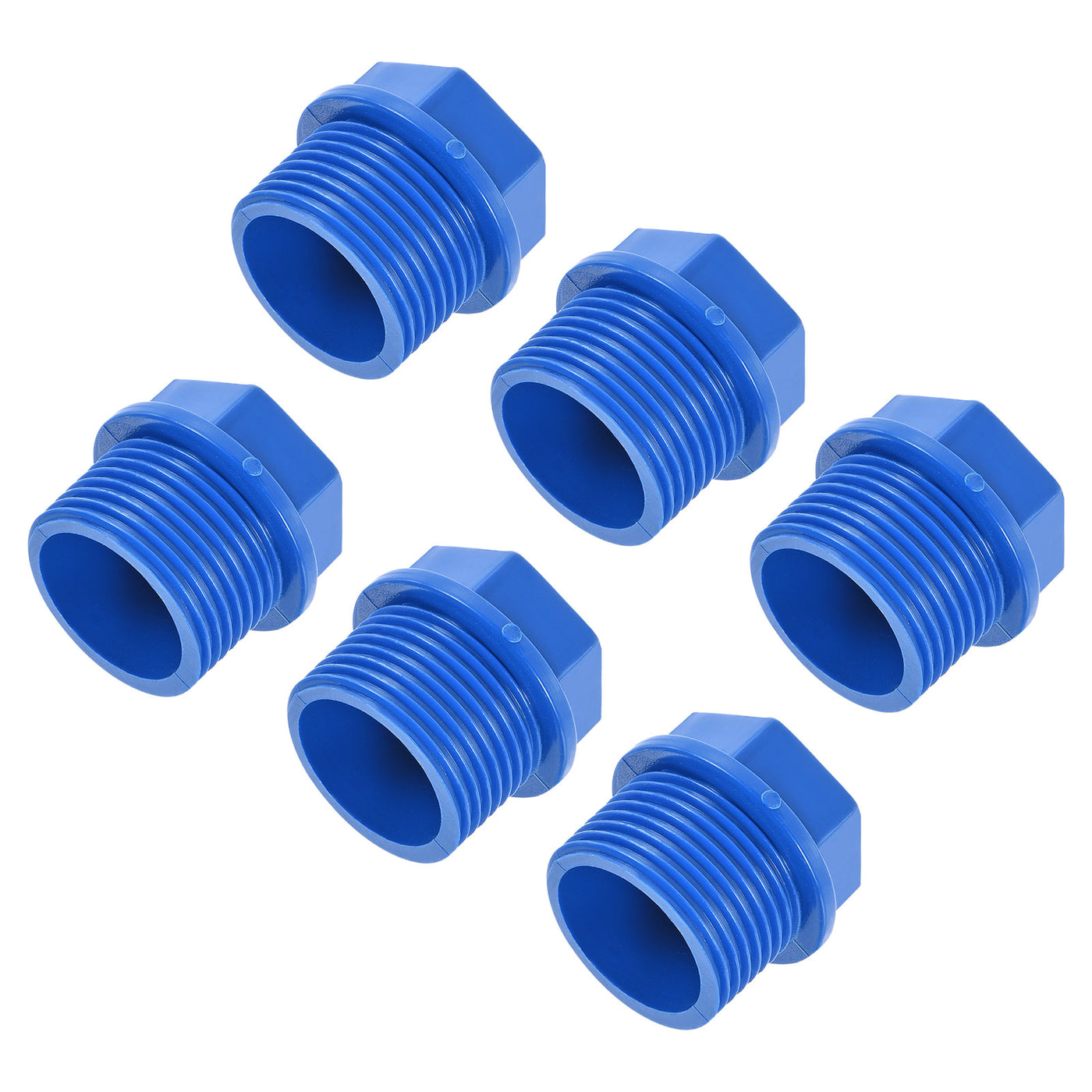 Harfington Pipe Plug Fitting Male Threaded Hex Head End Cap for Water Heater Drain Home Garden