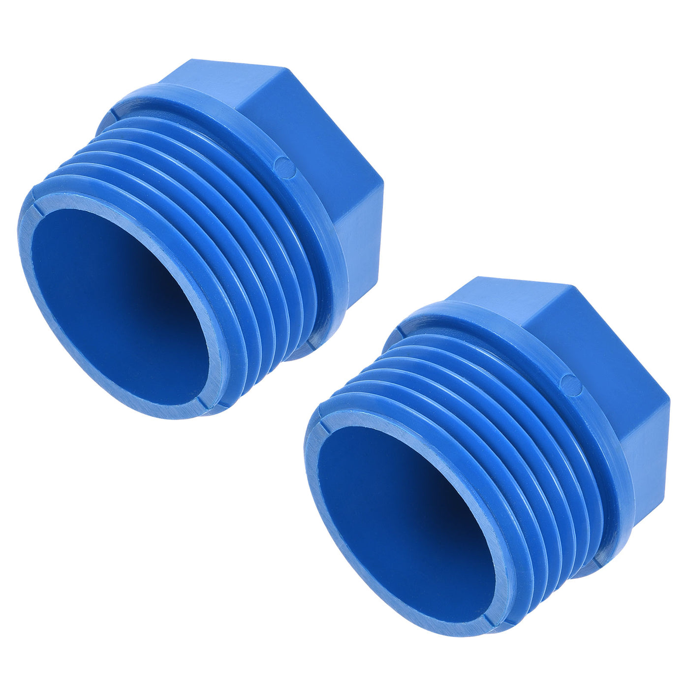 Harfington Pipe Plug Fitting Male Threaded Head End Cap for Water Heater Drain Home Garden