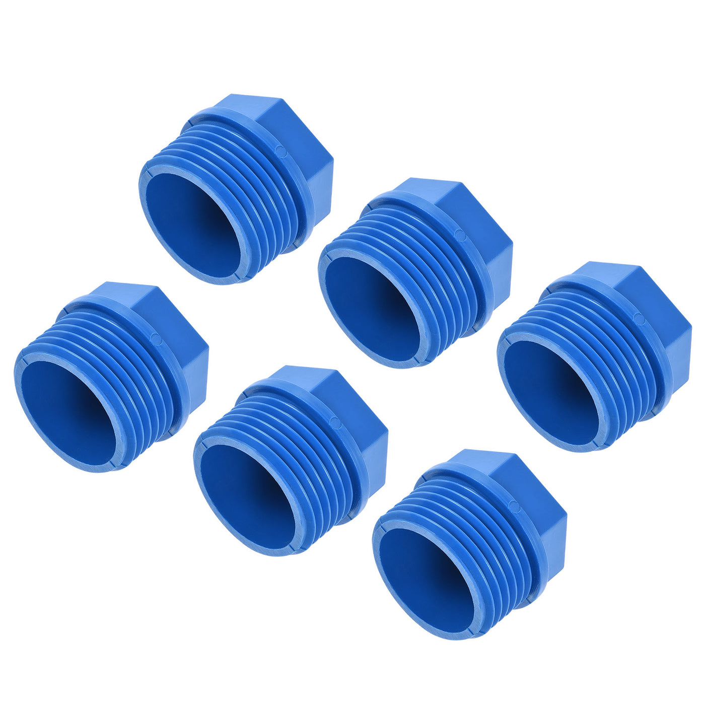 Harfington Pipe Plug Fitting Male Threaded Hex Head End Cap for Water Heater Drain Home Garden