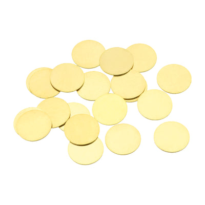 Harfington Stamping Blank Brass Round Tags, for Craft Decoration