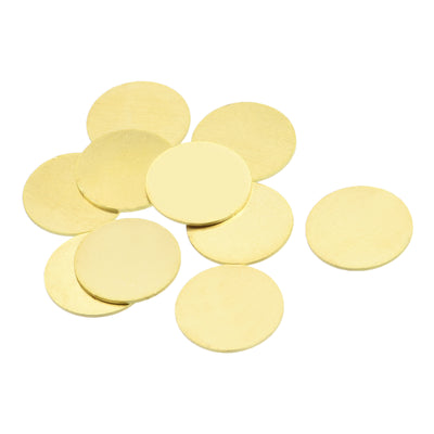 Harfington Stamping Blank Brass Round DIY Tags for Craft Decoration