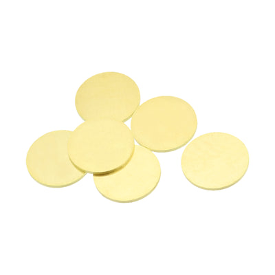 Harfington Stamping Blank Brass Round Tag for Craft Decoration