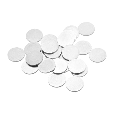 Harfington Stamping Blank Aluminium Round DIY Tag, for Craft Decoration