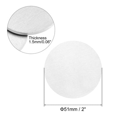 Harfington Stamping Blank Aluminium Round DIY Tags for Craft Decoration