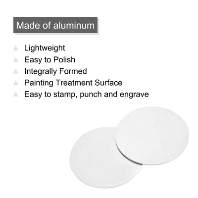 Harfington Stamping Blank Aluminium DIY Tags for Craft Decoration