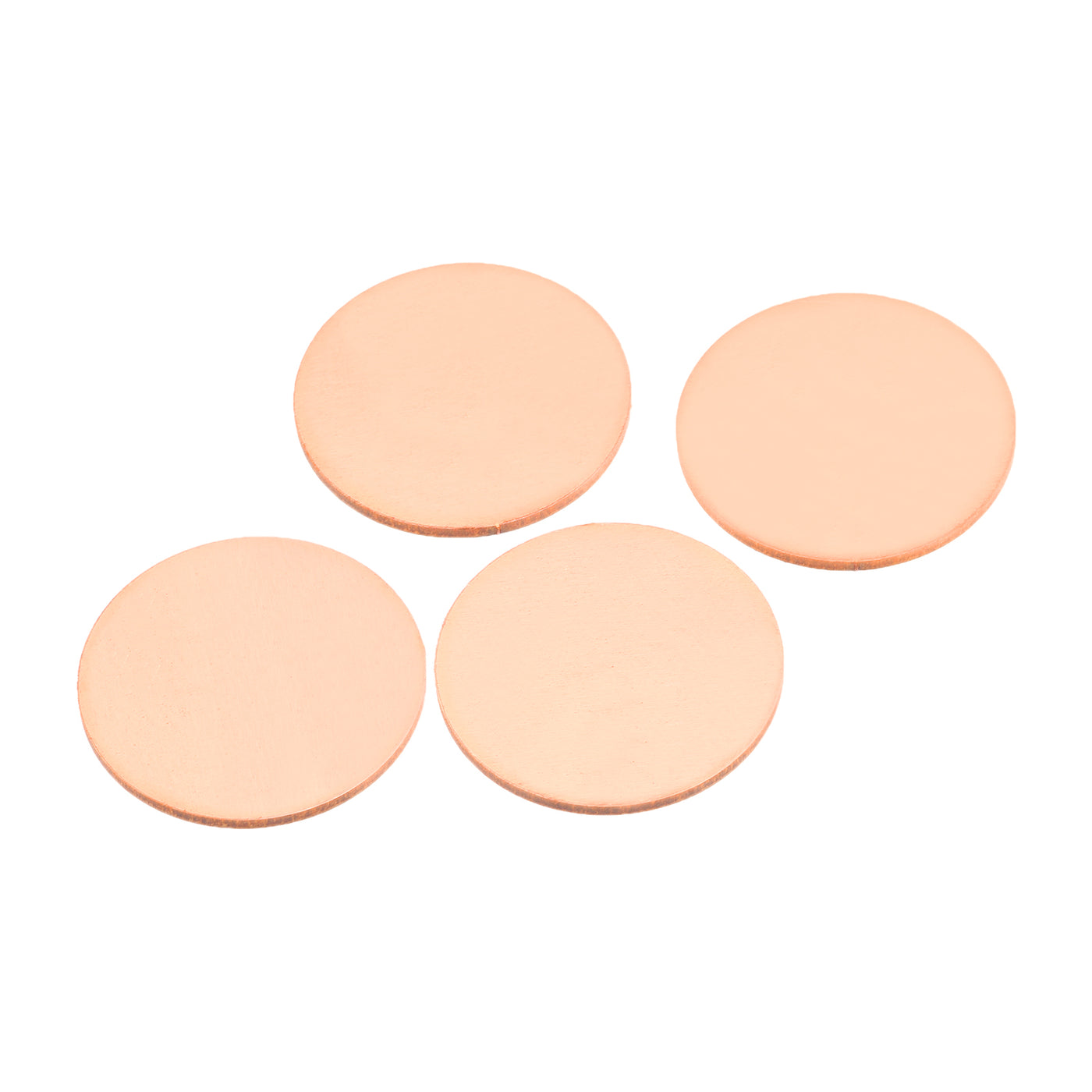 Harfington Stamping Blank Copper Round DIY Tag for Craft Decoration