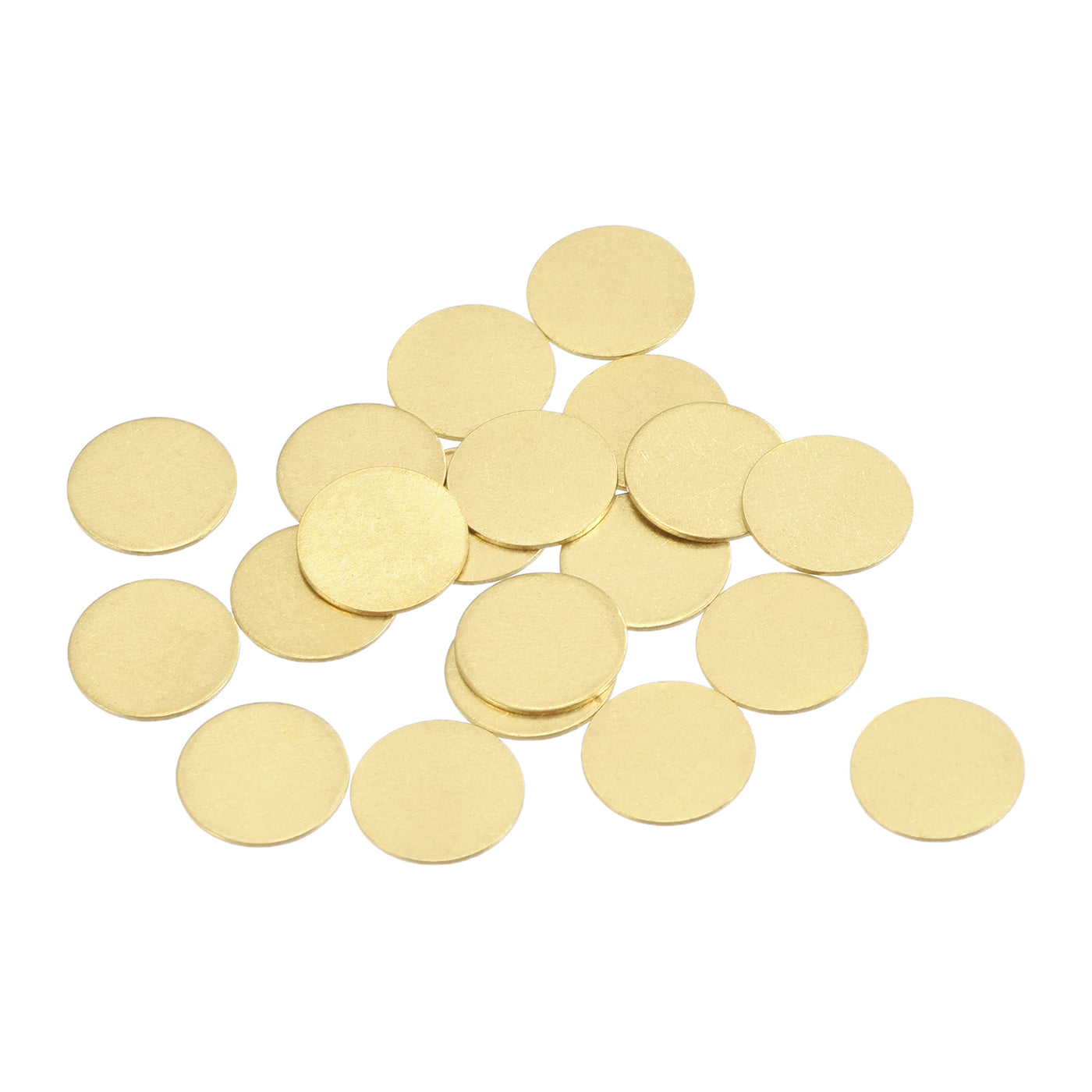 Harfington Brass Stamping Blank Round Metal DIY Tags for Craft, Pendant Decoration