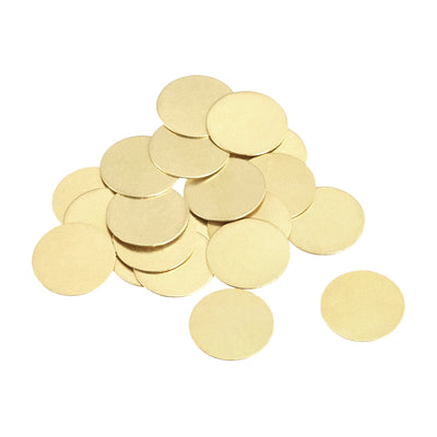 Harfington Brass Stamping Blank Round Metal DIY Tags for Craft, Pendant Decoration