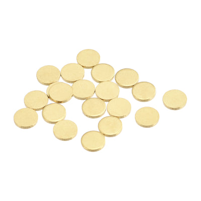 Harfington Brass Stamping Blank Round Metal DIY Tags for Craft, Pendant Decoration