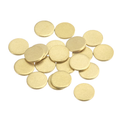 Harfington Brass Stamping Blank Round Metal DIY Tags for Craft, Pendant Decoration