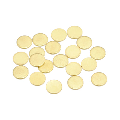 Harfington Brass Stamping Blank Round Metal DIY Tags for Craft, Pendant Decoration