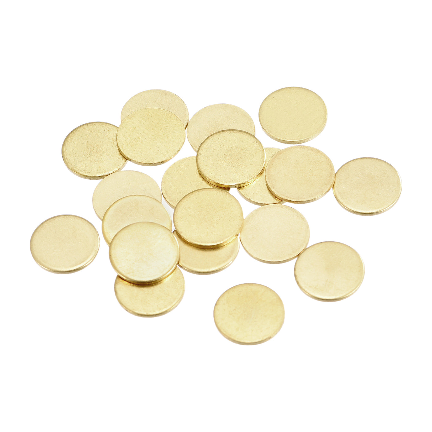 Harfington Brass Stamping Blank Round Metal DIY Tags for Craft, Pendant Decoration