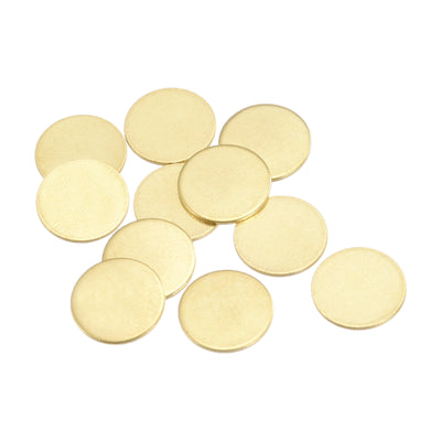 Harfington Brass Stamping Blank Round Metal DIY Tag for Craft, Pendant Decoration