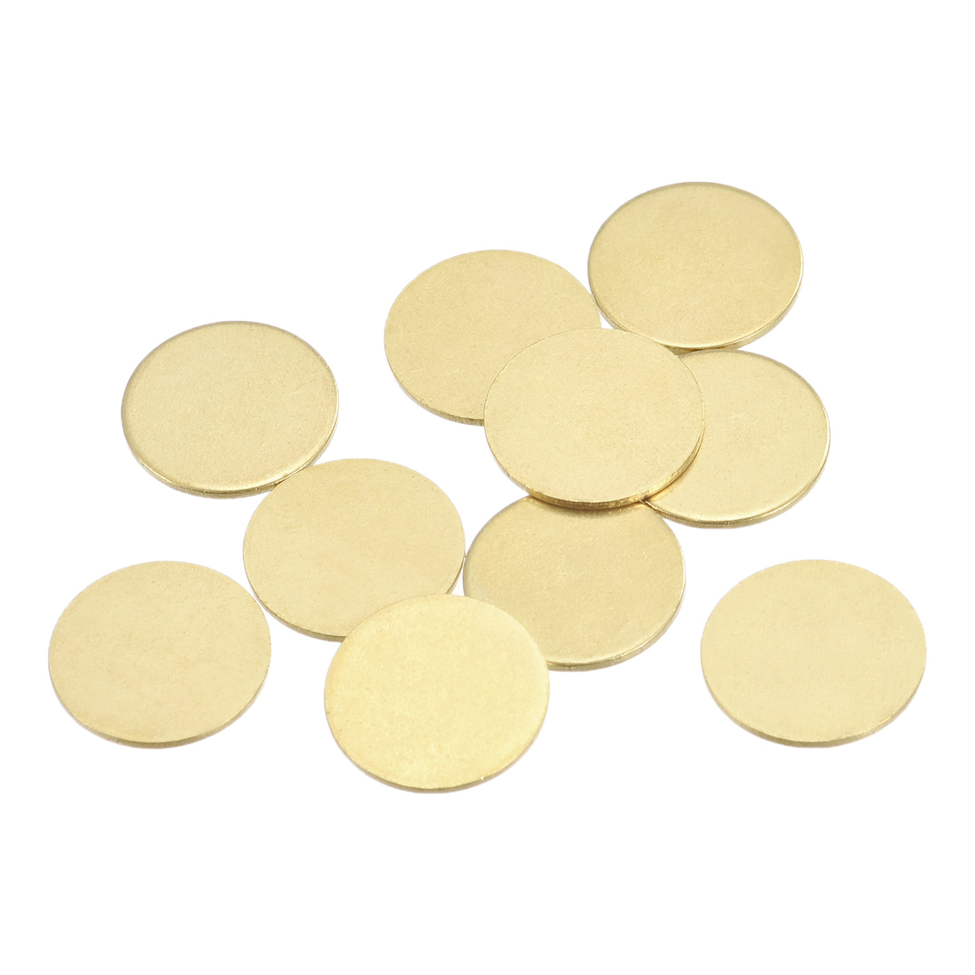 Harfington Brass Stamping Blank Round Metal DIY Tag for Craft, Pendant Decoration