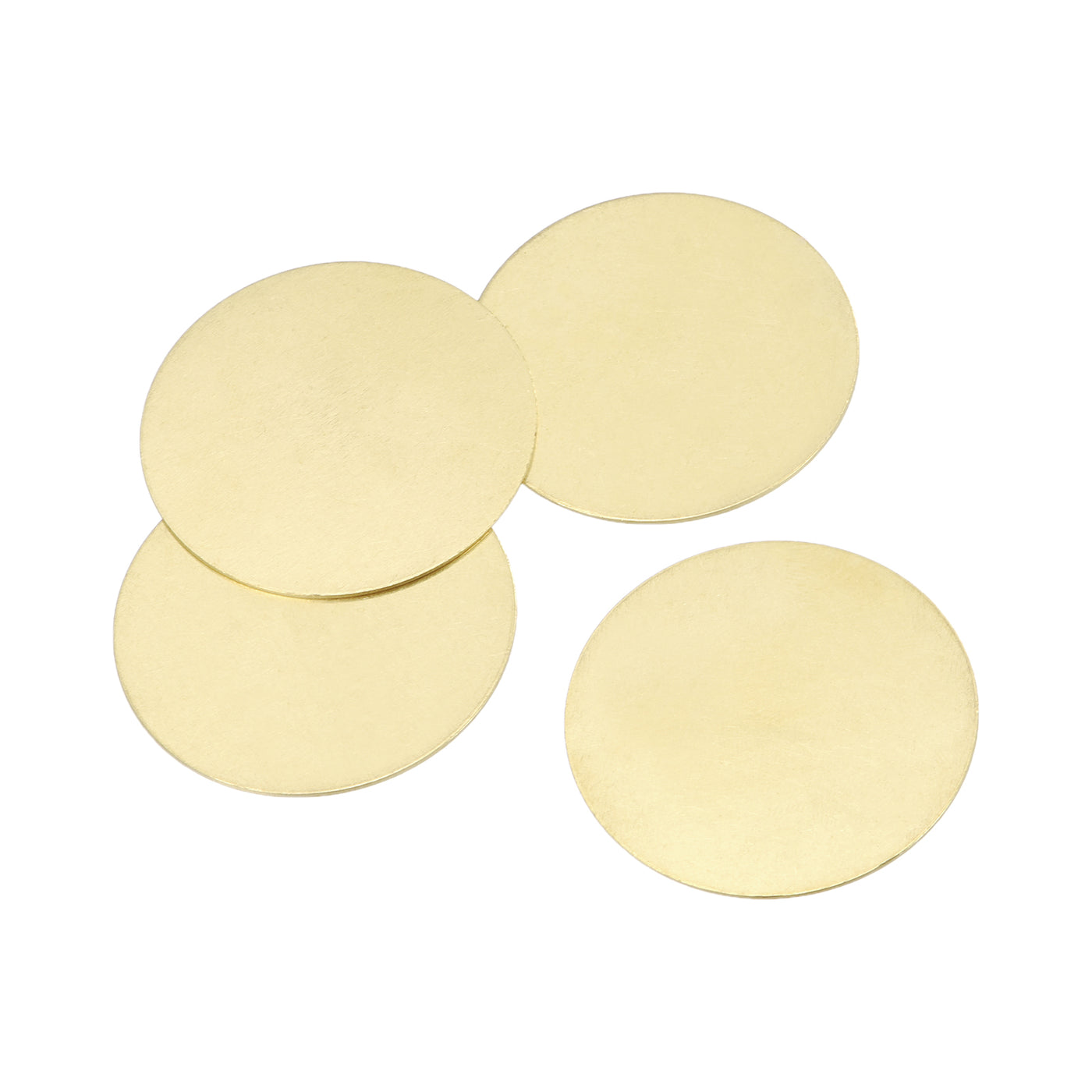 Harfington Brass Stamping Blank, Round Metal DIY Tag for Craft, Pendant Decoration