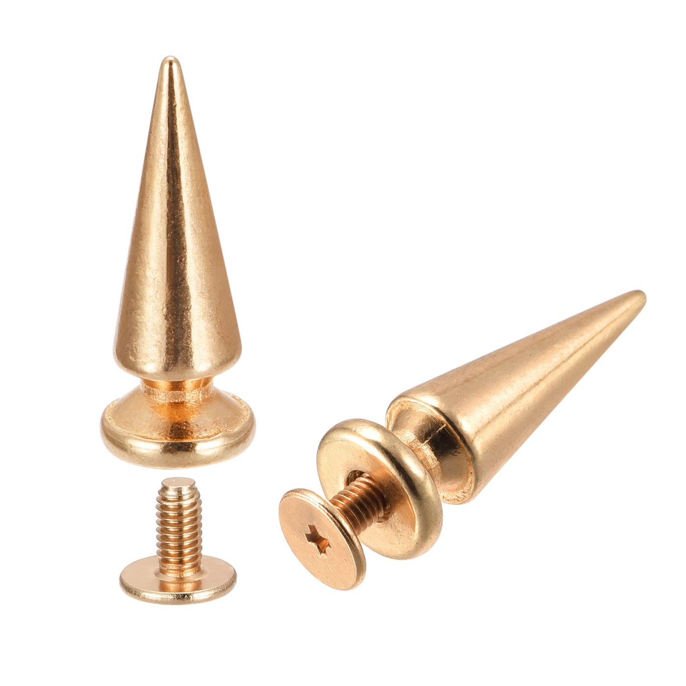 Harfington Screw Back Rivets Solid Leather Studs for Leather