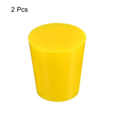 Harfington Silicone Rubber Tapered Plugs Solid for Powder Coating, Painting, Anodizing, Plating, Sandblasting, Laboratory Use