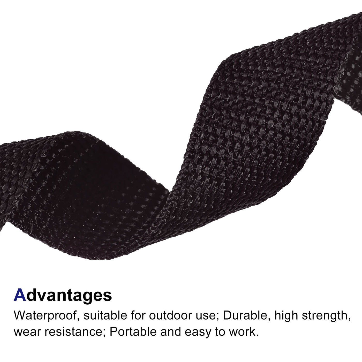 Harfington Heavyweight Polypropylene Webbing Strap Strapping Band for Outdoor