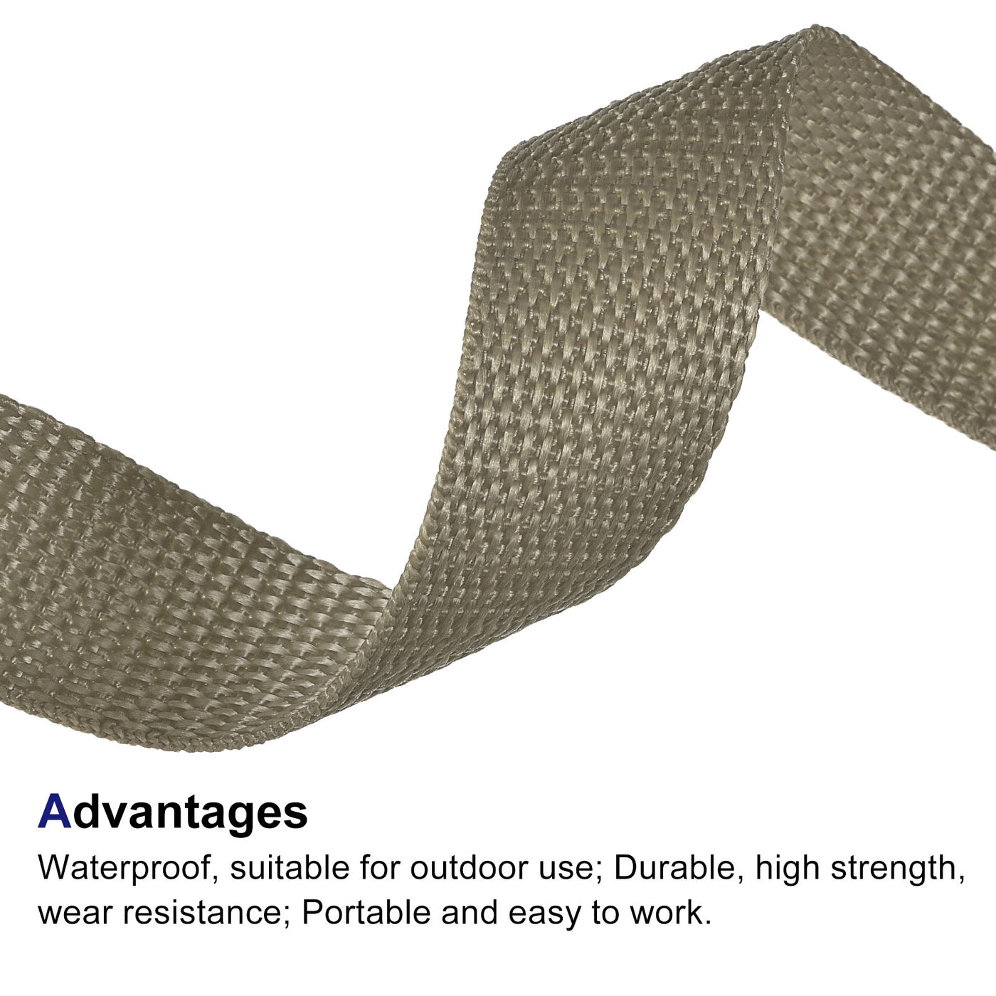 Harfington Heavyweight Polypropylene Webbing Strap Strapping Band for Outdoor