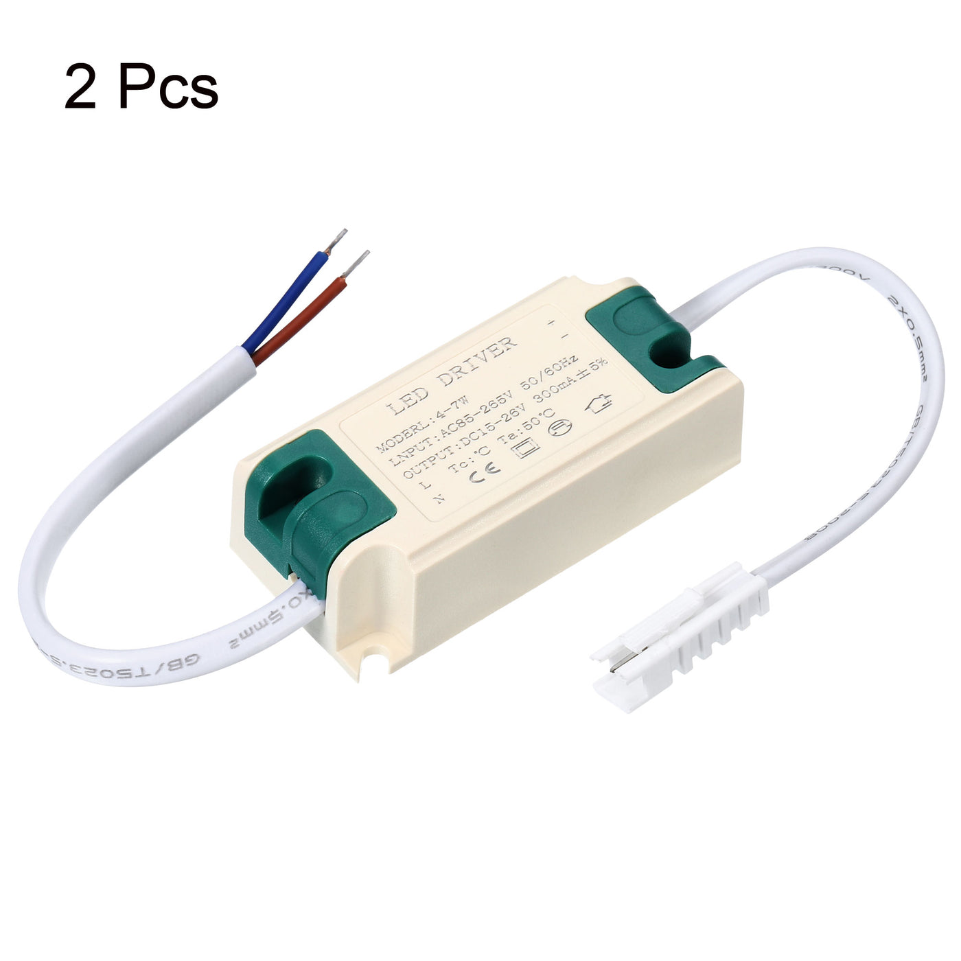 Harfington LED Driver, AC DC Male Connector Constant Current Rectifier Transformer External Power