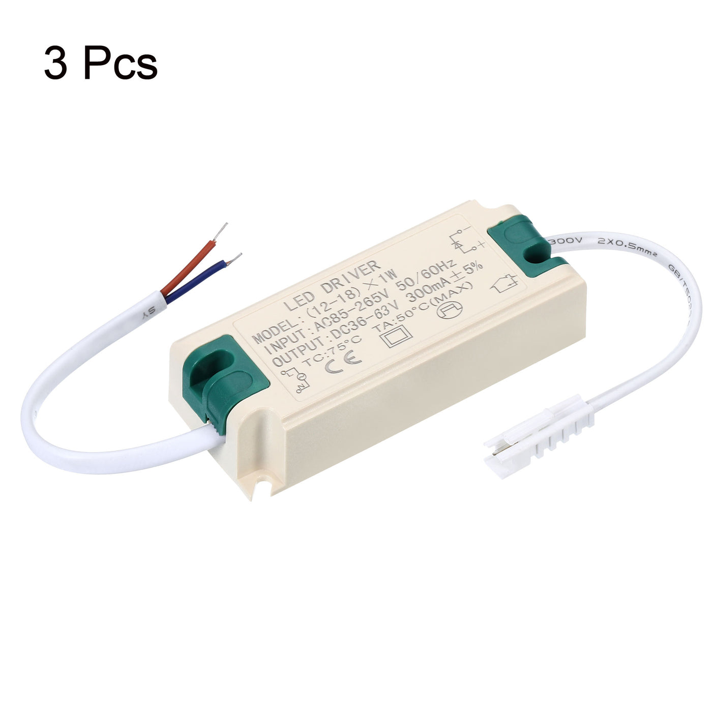 Harfington LED Driver, DC AC Male Connector Constant Current Rectifier Transformer Power Supply