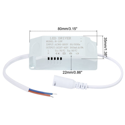 Harfington Uxcell  LED Driver AC Output DC Female Connector Transformer