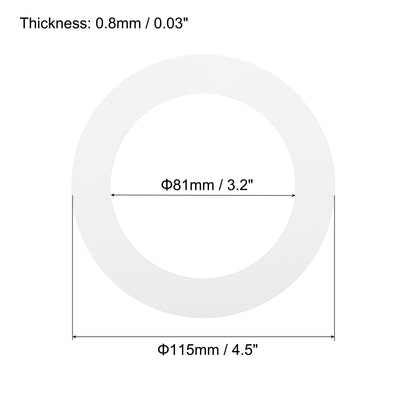 Harfington Inner Dia. Light Trim Ring, Matte Circular Light Cover Lighting Fixture for Ceiling Wall Recessed Can Downlights