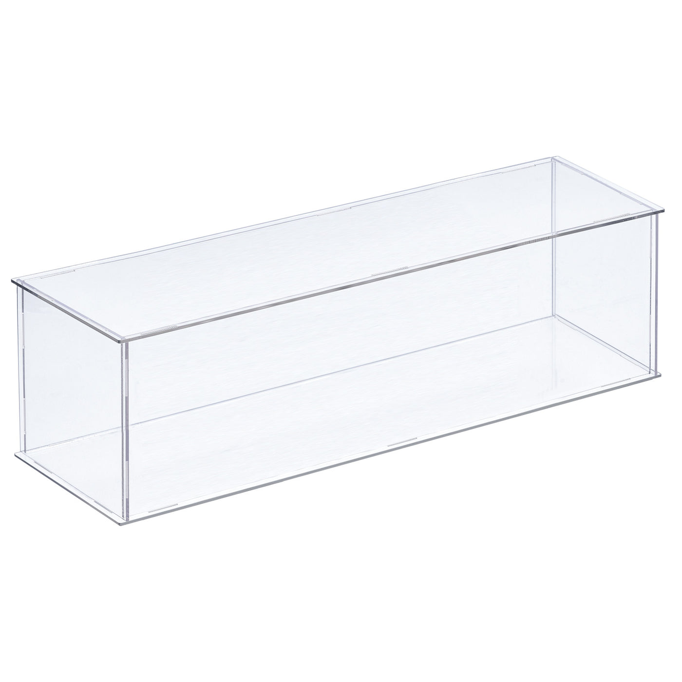 Harfington Acrylic Display Case Plastic Box Cube Storage Box Assemble Dustproof Showcase