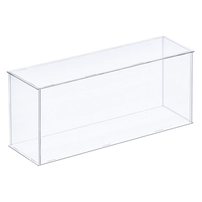 Harfington Acrylic Display Case Plastic Box Cube Storage Box Assemble Dustproof Showcase