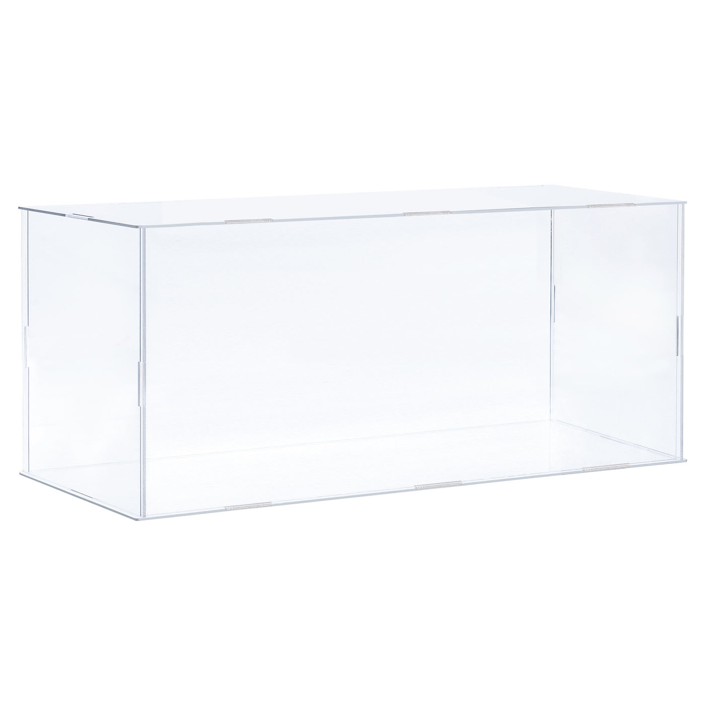 Harfington Acrylic Display Case Plastic Box Cube Storage Box Assemble Dustproof Showcase