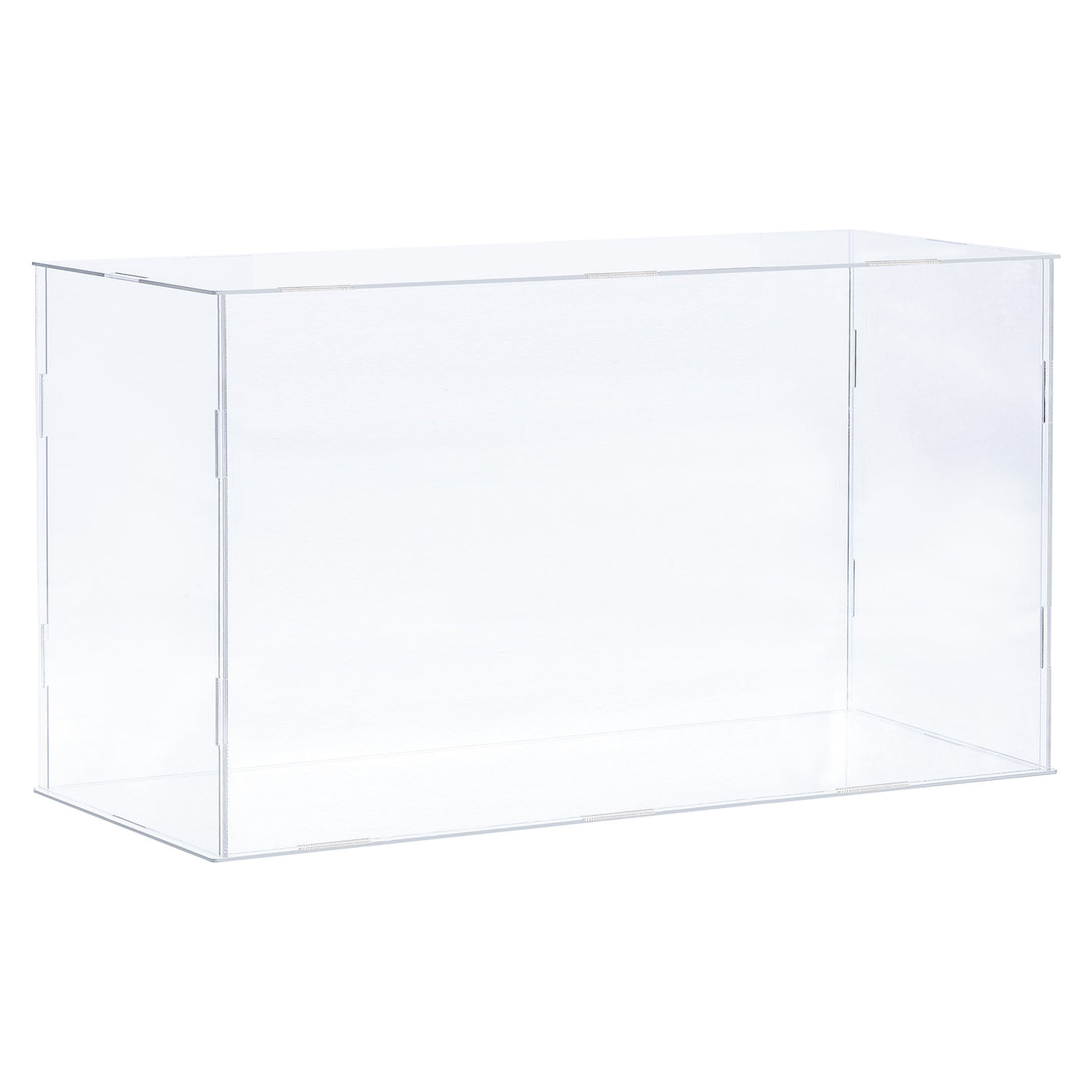 Harfington Acrylic Display Case Plastic Box Cube Storage Box Assemble Dustproof Showcase