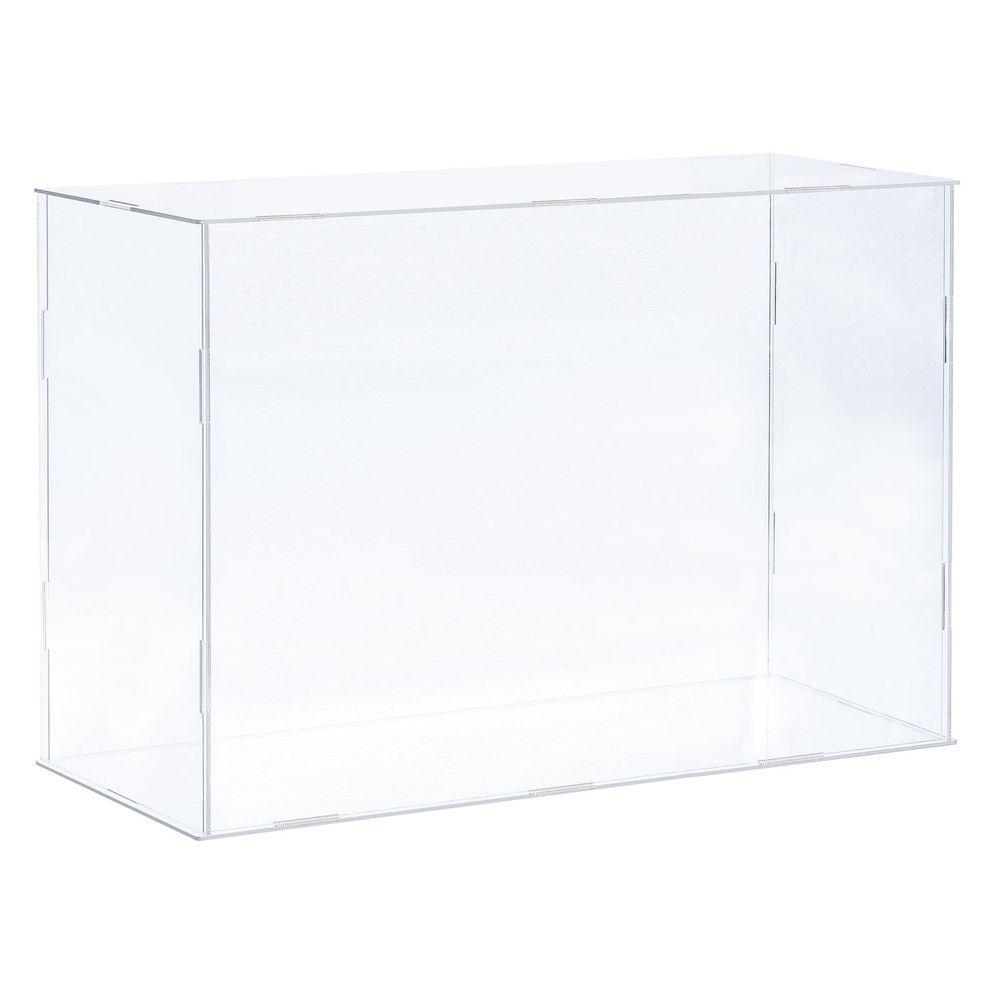 Harfington Acrylic Display Case Plastic Box Cube Storage Box Assemble Dustproof Showcase