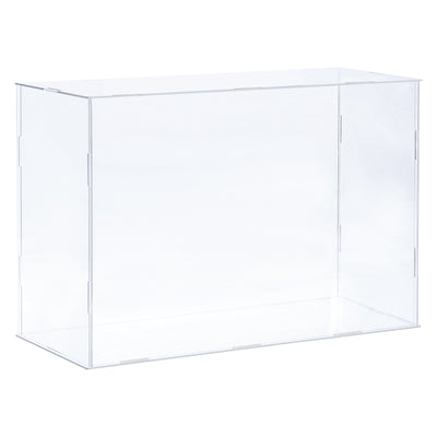 Harfington Acrylic Display Case Plastic Box Cube Storage Box Assemble Dustproof Showcase