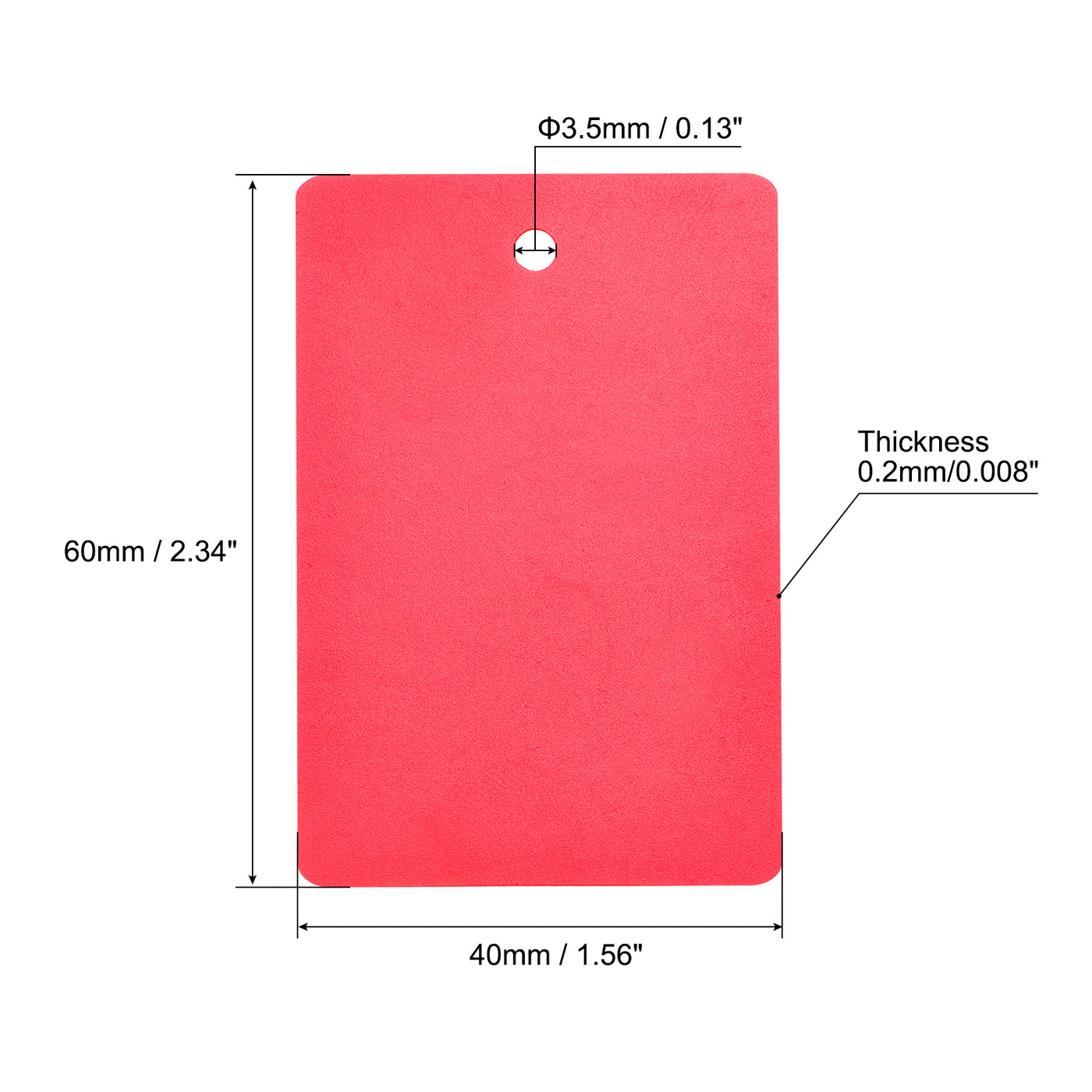 Harfington Waterproof Eyelet Hole Plastic Shipping , Outdoor Tags